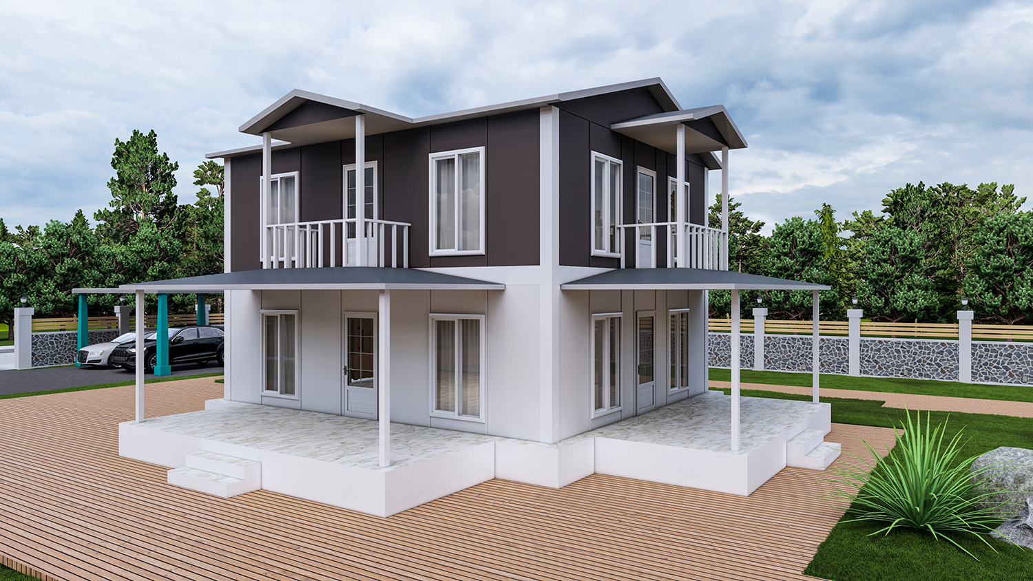 Çorlu yıldırım Prefabrik villa ev