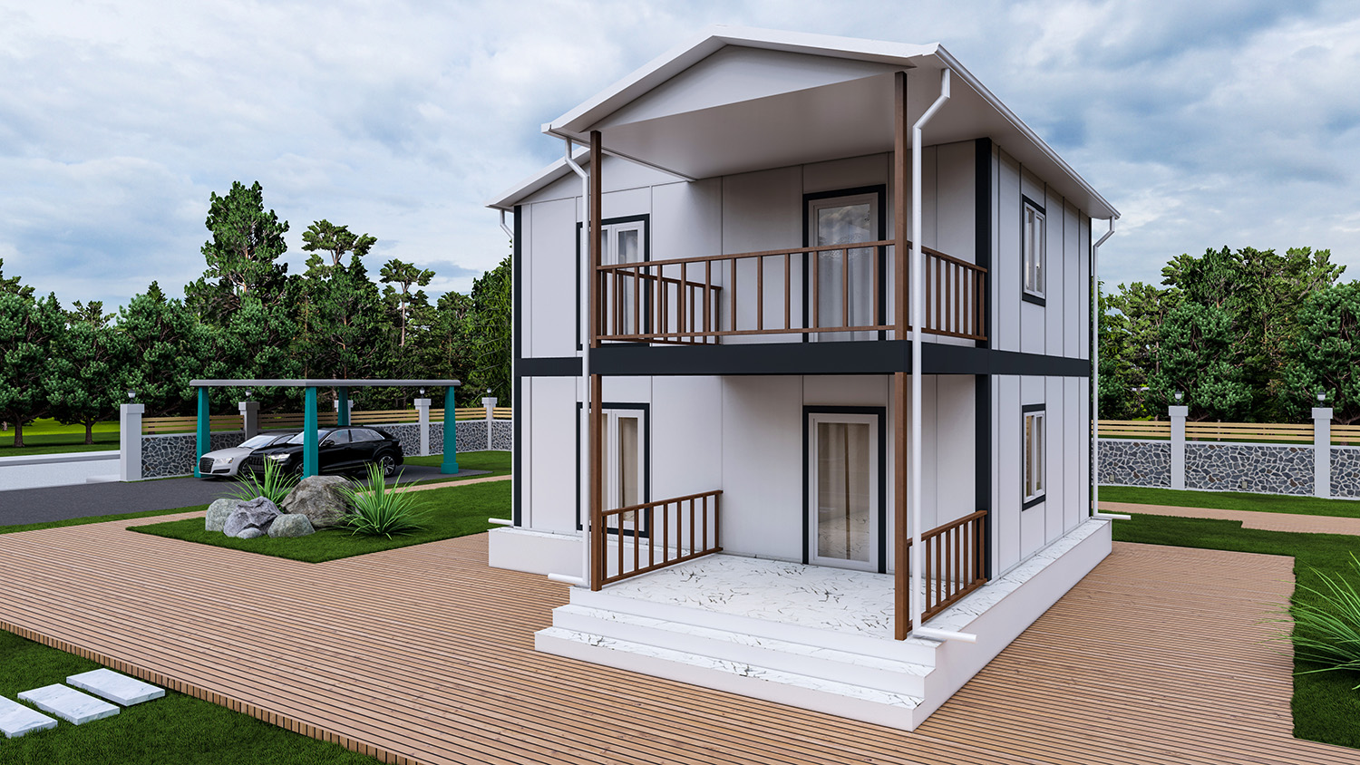 Çorlu yıldırım Prefabrik villa ev