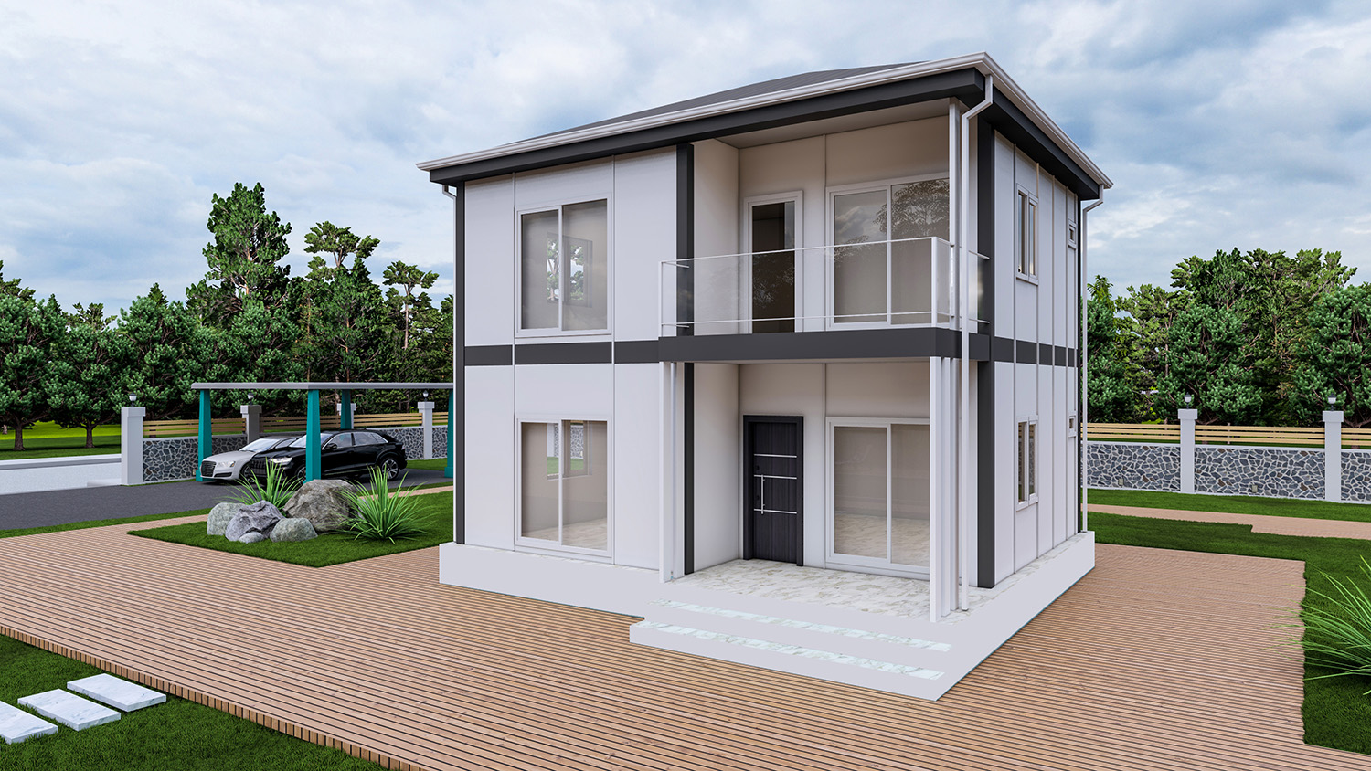 Çorlu yıldırım Prefabrik villa ev